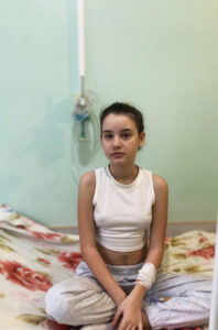 Алина Ковалева в больнице с обострением муковисцидоза
