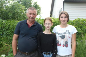 Алена Потемкина с семьей