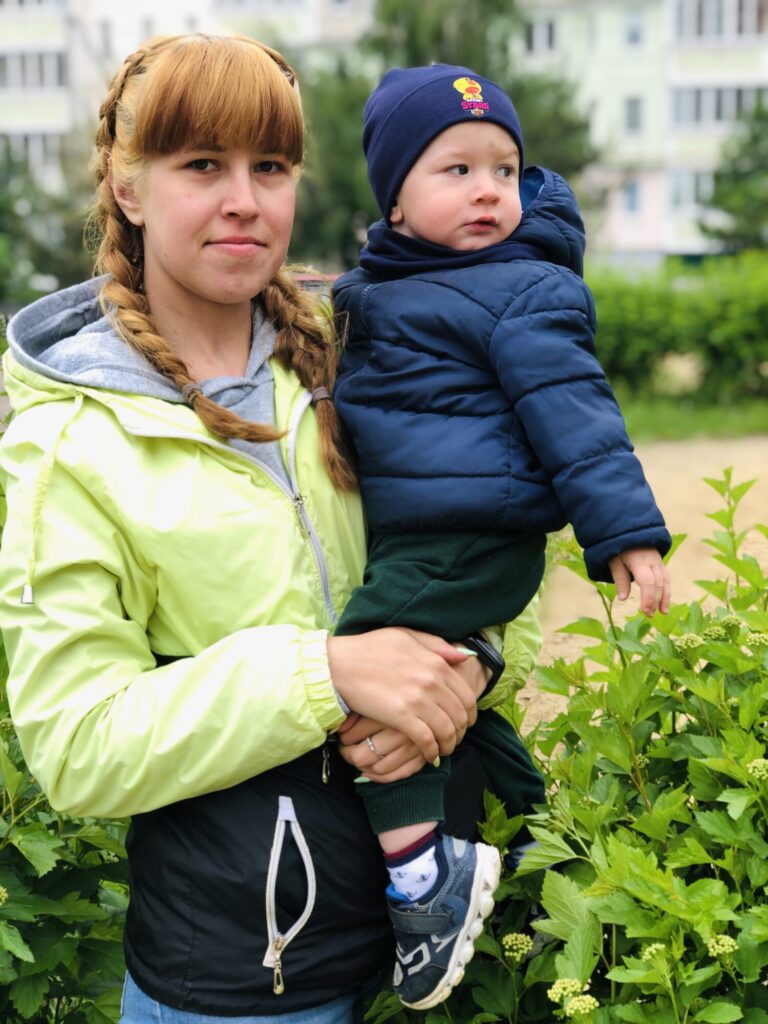 Давыдова Анна с сыном