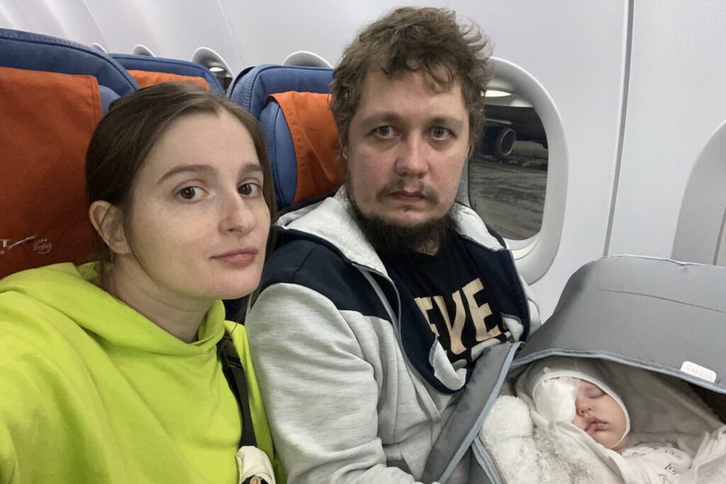 В самолете, возвращение в Новосибирск