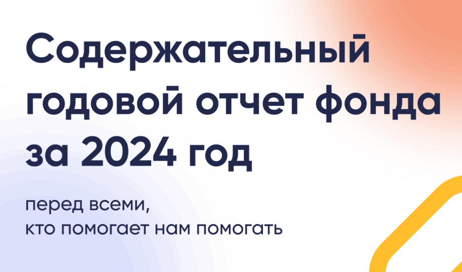 Публичный годовой отчет БФ «Правмир» за 2024 год